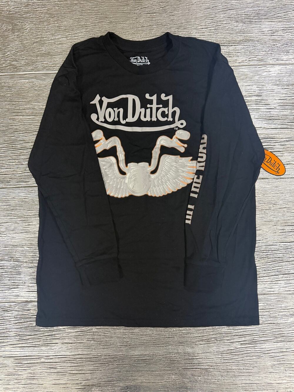 Von Dutch women’s size L Hit The Road Long Sleeve Graphic Tee